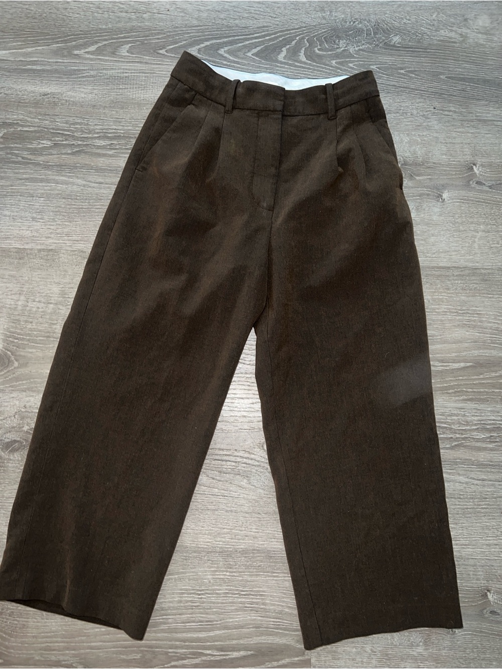Wilfred by Aritzia Brown Effortless Pant - Cropped
